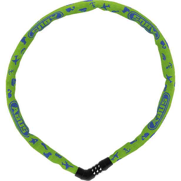 Dětský zámek Abus 4804C/75 lime Symbols Steel-O-Chain Barva:
