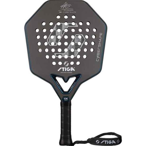 Stiga 18K HARD ADAM EDT. CYBERSHAPE Padelová raketa