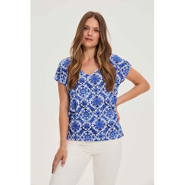 Marisse Patterned Blouse
