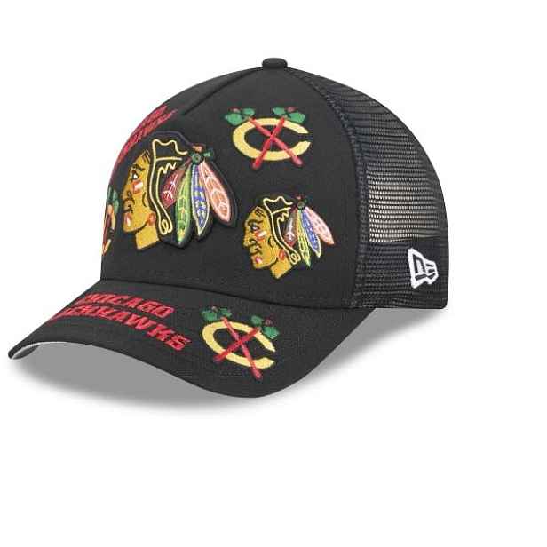 New Era CHICAGO BLACKHAWKS ALL OVER 9FORTY Kšiltovka , velikost UNI