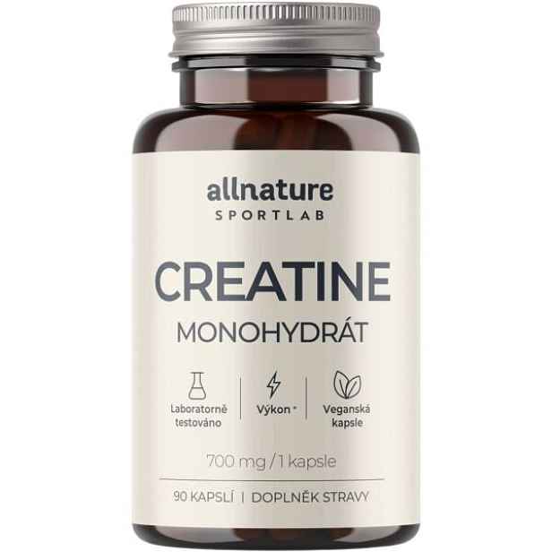 ALLNATURE SPORTLAB CREATINE MONOHYDRÁT 90 CPS Kreatinové kapsle
