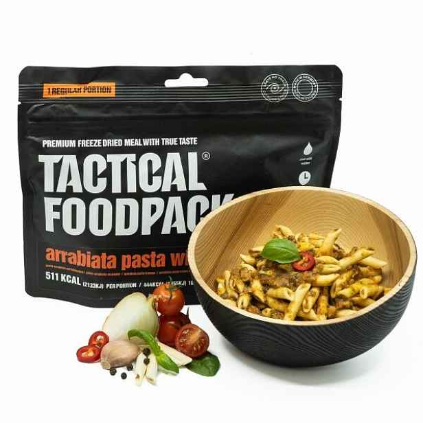 TACTICAL FOODPACK ARRABIATA KUŘECÍM MASEM 115 G Hlavní jídlo