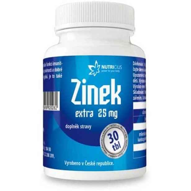 NUTRICIUS ZINEK EXTRA 100 TAB Zinek