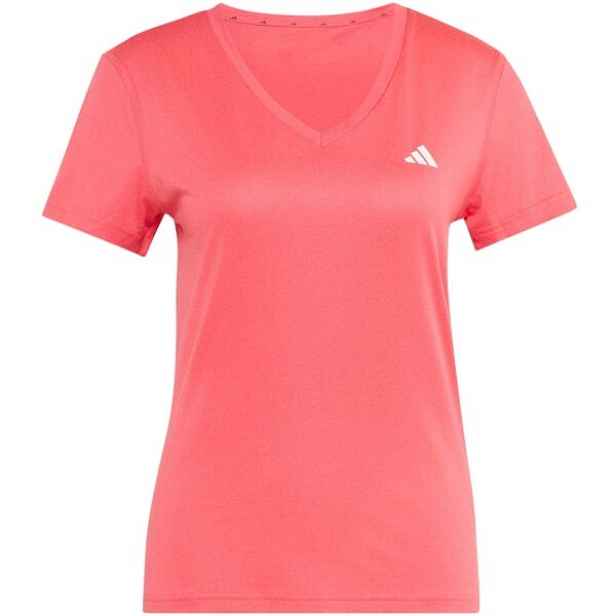 adidas WORKOUT MIN V NECK TEE Dámské triko, lososová