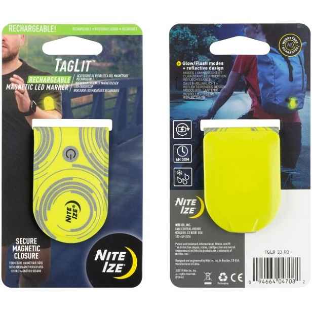 NITE IZE TAGLIT Nabíjecí magnetické značkovací LED světlo, reflexní neon