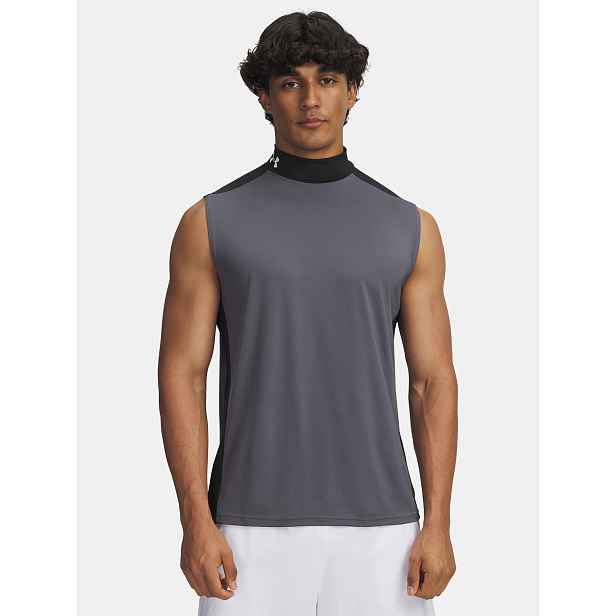 Pánské tílko Under Armour UA HG Wordmark SL-GRY - Pánské