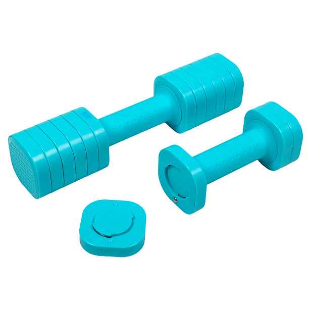 Acra nastavitelná činka LADY 0,9 - 2,26 kg, set 2 ks v balení, celkem 4,66 Kg