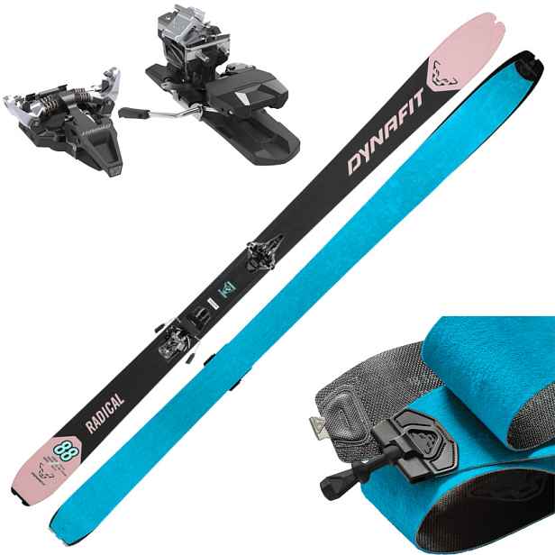 Set Dynafit Radical 88 W Barva: / starorůžová, Délka: 151 cm