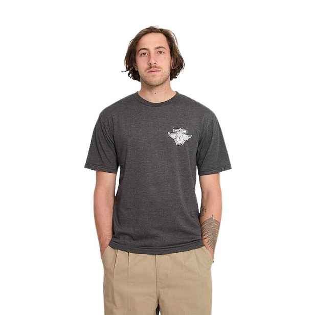Volcom pánské tričko Free Wheel Hth Sst Heather