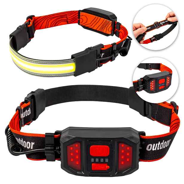 ACRA Outdoor čelová svítilna LAMP1