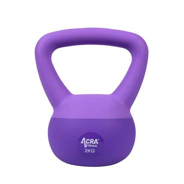 ACRA Soft PVC Kettlebell 2 kg