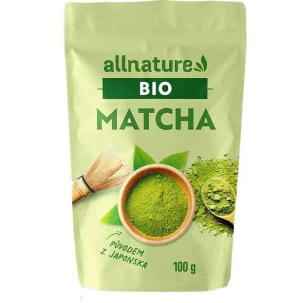 ALLNATURE MATCHA BIO 100 G Prášek z čaje , G
