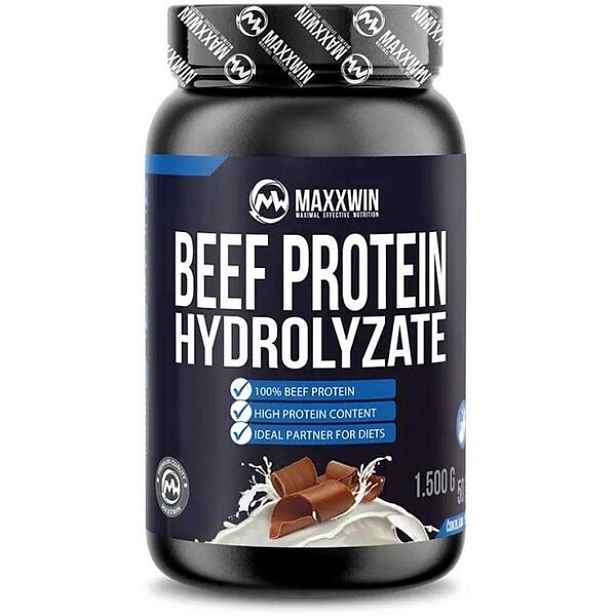 MAXXWIN BEEF PROTEIN HYDROLYZATE ČOKOLÁDA 1.5 KG Hovězí protein
