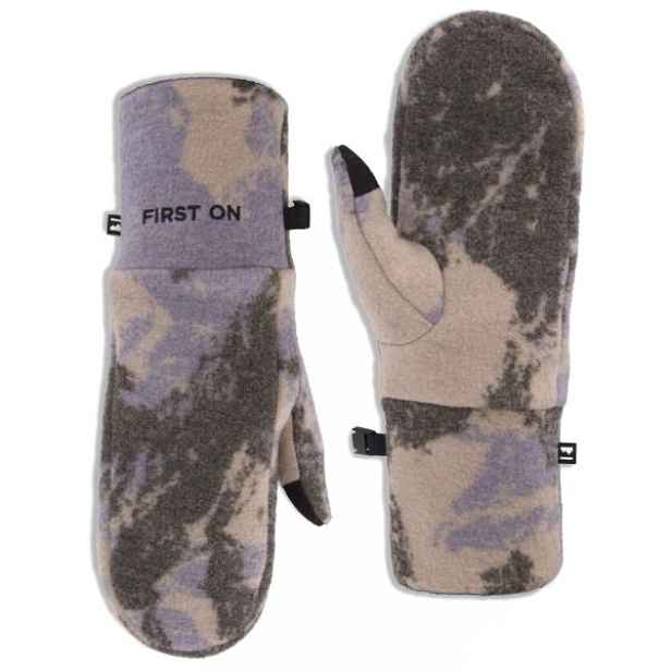 MONS ROYALE PILEUP WOOL FLEECE MITTENS Unisex fleecové palčáky