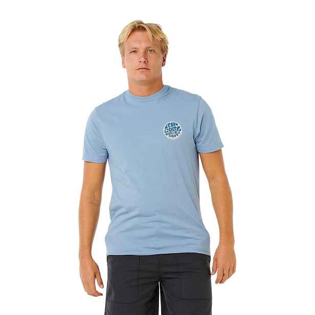 Rip curl pánské tričko Wettie Passage Icon Faded Denim | 100% bavlna