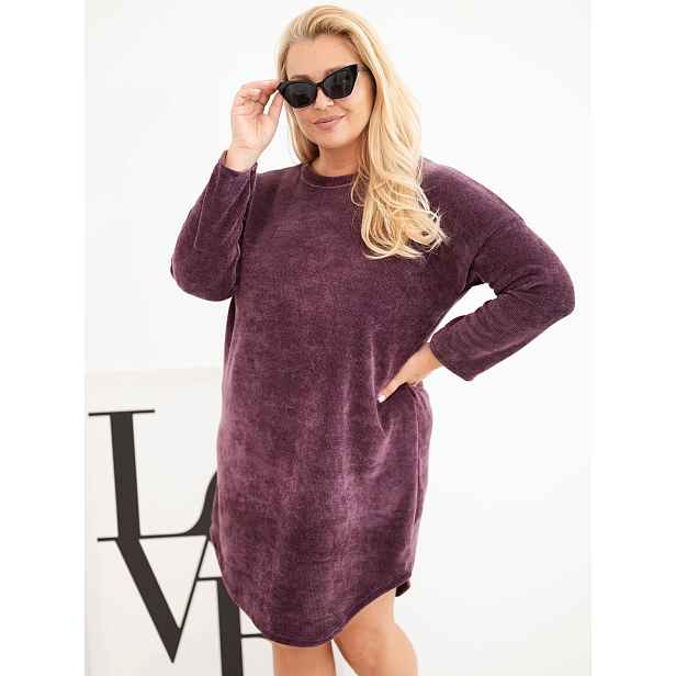 Kesi Plus Size manšestrové šaty