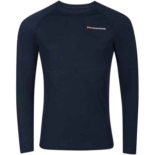 PROGRESS MA NDR 125 Pánské merino triko s dlouhým rukávem