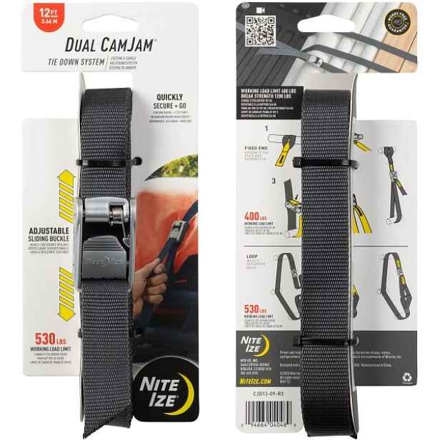 NITE IZE DUAL CAMJAM® TIE DOWN Upínací systém