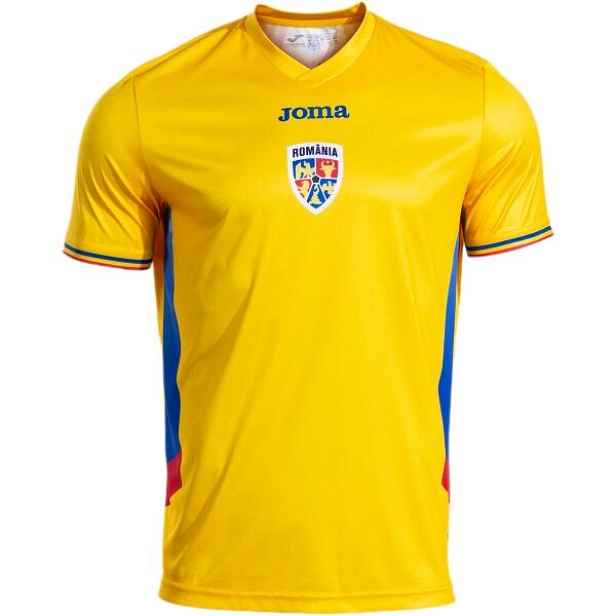 Joma FED. FUTBOL RUMANÍA REPLICA OPT H SHORT SLEEVE T-SHIRT Dětské fotbalové tričko , velikost XXXS