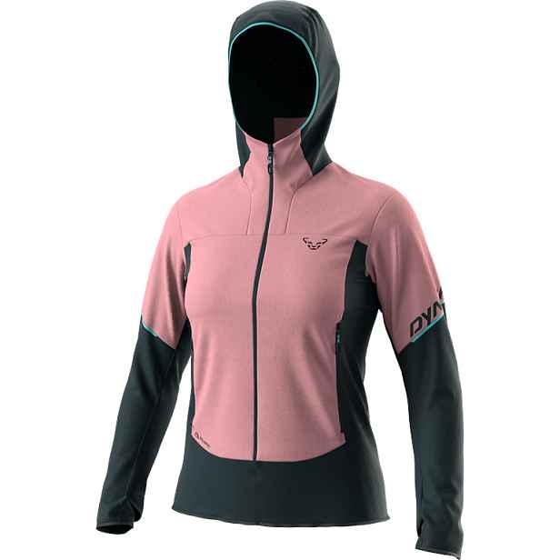 Bunda Dynafit Traverse Alpha Hooded W mokarosa Barva: starorůžová , Velikost: