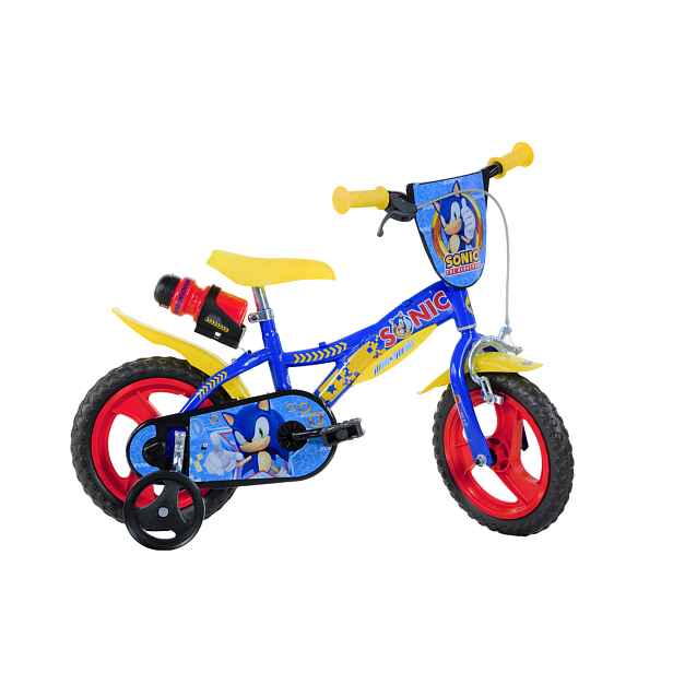 Dětské kolo 12" s příslušenstvím - potisk SONIC