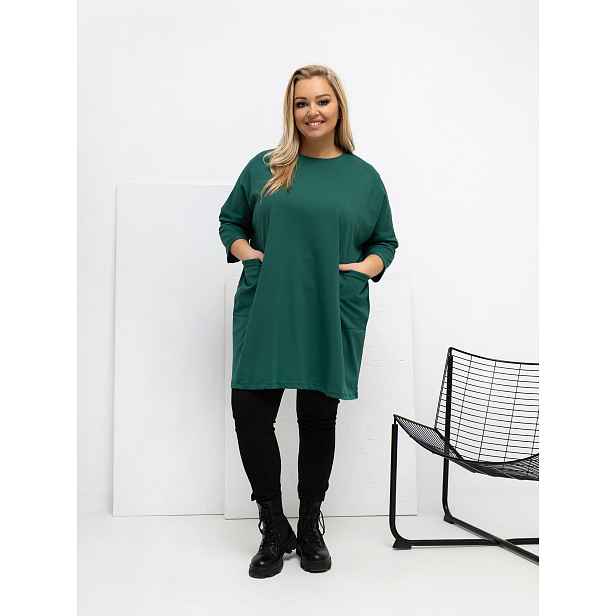 Plus size tunika s kapsami
