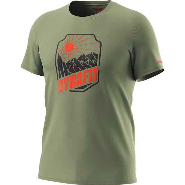 Triko Dynafit Graphic Cotton / TEE sage/badge Barva: , Velikost: