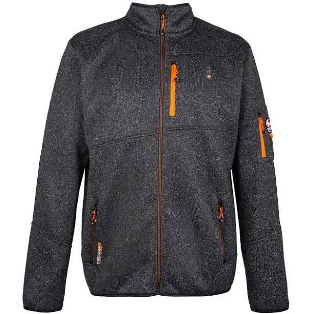 AULP NAVOY STRETCH KNIT JACKET Pánská zateplená mikina