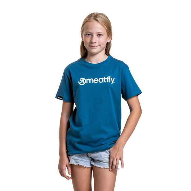 Meatfly dětské tričko Bart Super Teal | 100% bavlna
