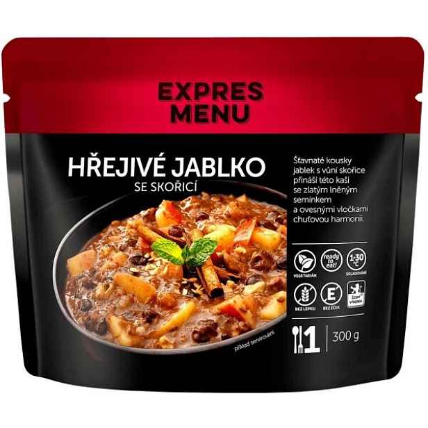EXPRES MENU HŘEJIVÉ JABLKO SE SKOŘICÍ - 1 PORCE Ovocný dezert