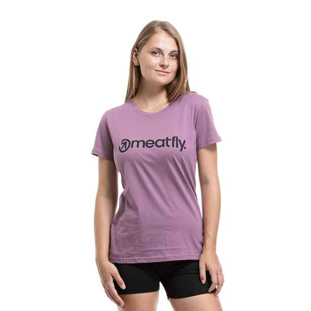 Meatfly dámské tričko Ladies MF Logo Orchid | 100% bavlna