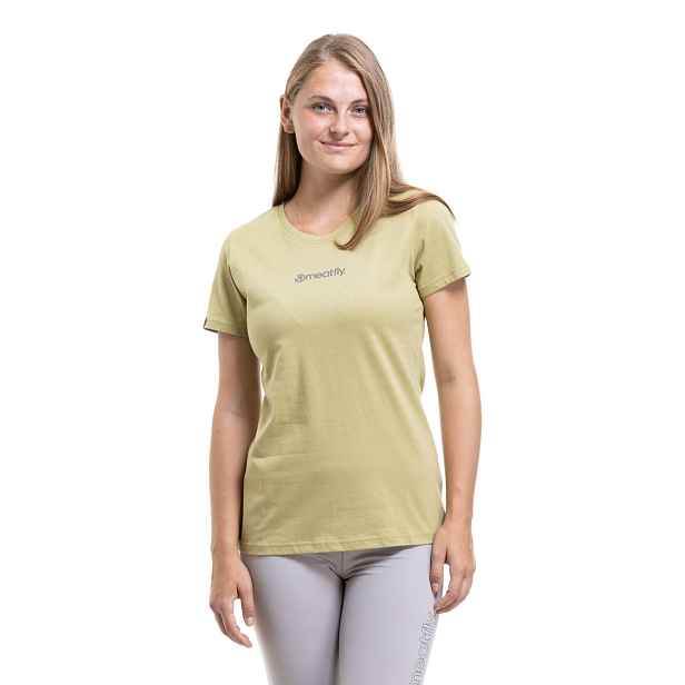 Meatfly dámské tričko Cordie Olive Light / Mnt | 100% bavlna