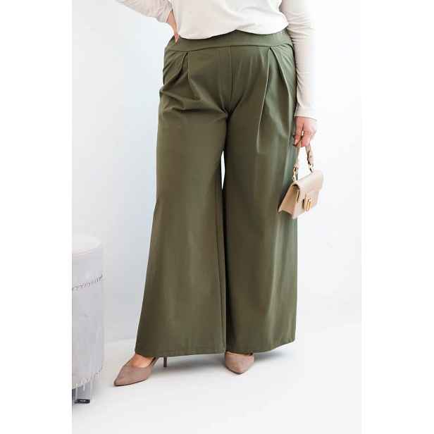 Kesi Plus Size kalhoty s širokými kalhotami