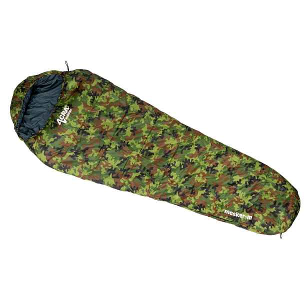 Acra spací pytel Masker- maskáčový - mumie