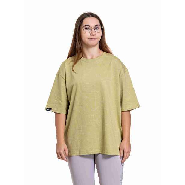Meatfly unisex tričko Oneway Olive Light | 100% bavlna