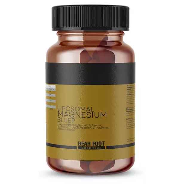 BEAR FOOT NUTRITION LIPOSOMAL MAGNESIUM SLEEP - 60 KAPSLÍ Doplněk stravy