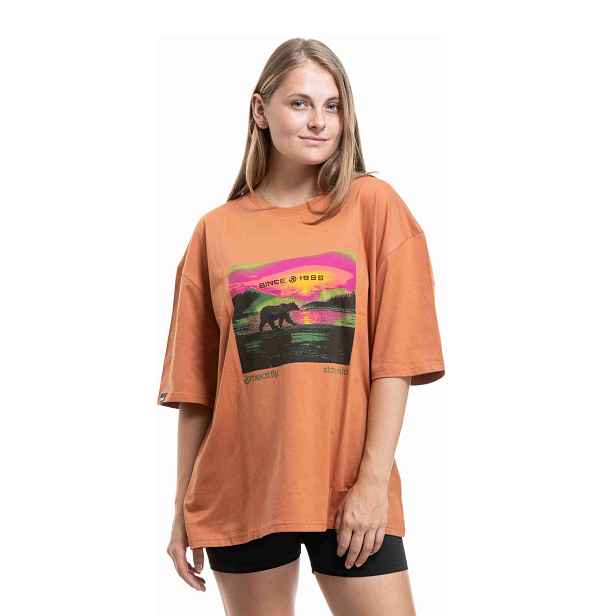 Meatfly unisex tričko Alaska Sienna | 100% bavlna