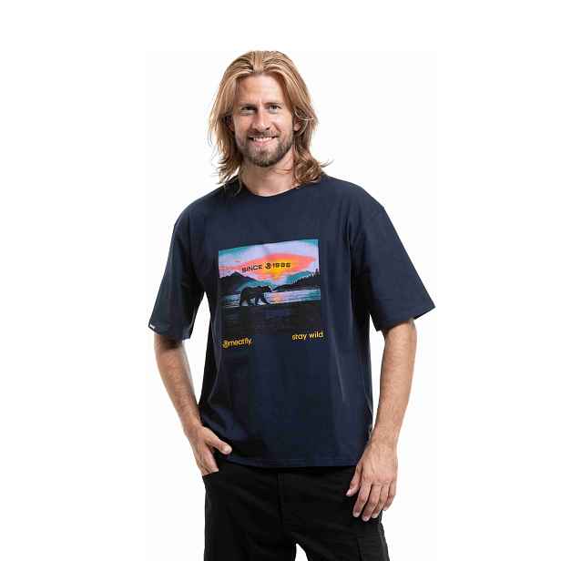 Meatfly unisex tričko Alaska Smoky | 100% bavlna