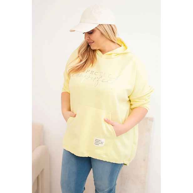 Kesi Włoski dámská plus size mikina s potiskem