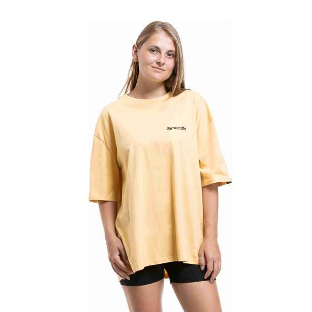Meatfly unisex tričko Mounti Cornsilk | 100% bavlna