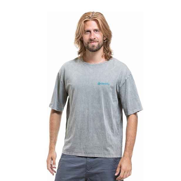 Meatfly unisex tričko Mounti Pewter Acid Wash | 100% bavlna