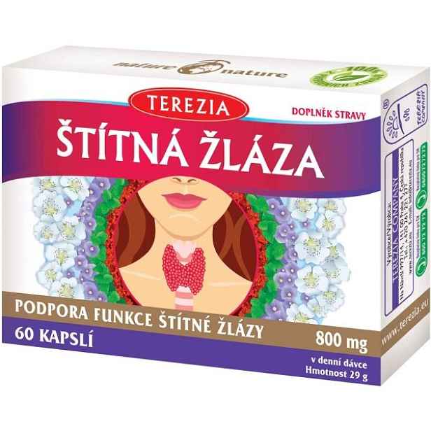 TEREZIA ŠTÍTNÁ ŽLÁZA 60 CAPS Podpora štítné žlázy