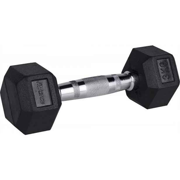 Fitforce FDBB 3 KG Jednoruční šestihranná činka