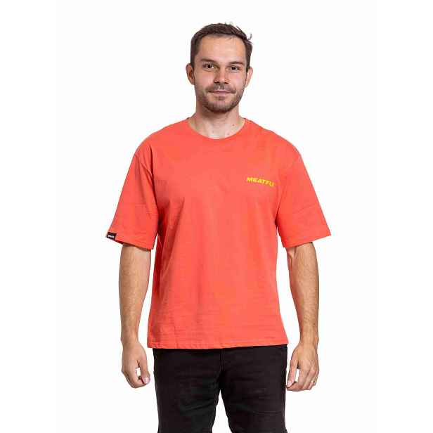 Meatfly unisex tričko T-Cat Coral | 100% bavlna