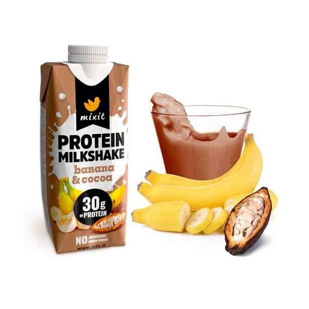 MIXIT PROTEINOVÝ MILKSHAKE - BANÁN A KAKAO Proteinový milkshake , ML