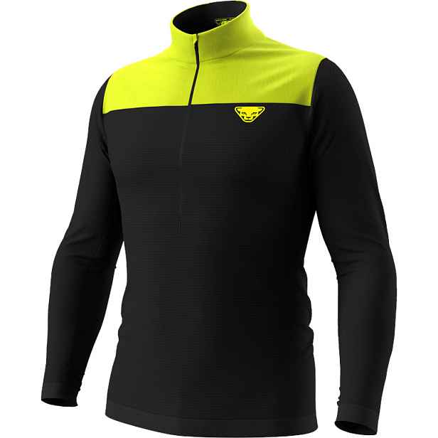 Tričko s dlouhým rukávem Dynafit Elevation Merino lime punch Barva: , Velikost: