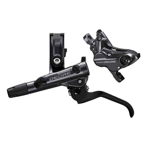 Brzdy Shimano Deore BL-M6100/BR-M6120 Délka: 1700 mm, Strana: Pravá, Brzdové destičky: D03S - organické