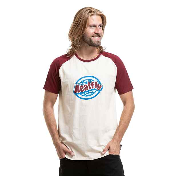 Meatfly pánské tričko Ozzy Raglan Comfy | 100% bavlna