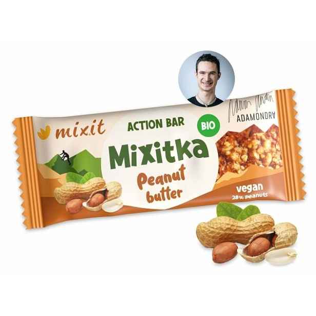MIXIT BIO MIXITKA ADAMA ONDRY - PEANUT BUTTER Energetická tyčinka , G
