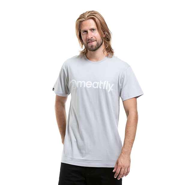 Meatfly pánské tričko MF Logo Quiet | 100% bavlna